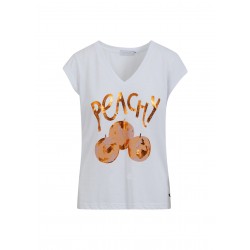 T-shirt with peachy print COSTER COPENHAGEN