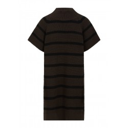 Seawool knit with V-neck and stripes COSTER COPENHAGEN