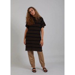 Seawool knit with V-neck and stripes COSTER COPENHAGEN