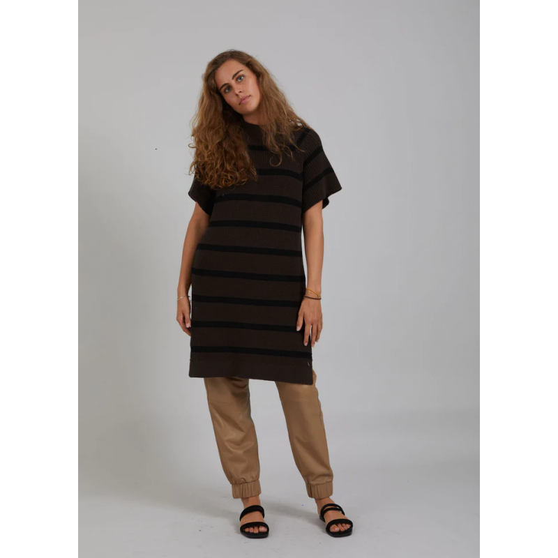 Seawool knit with V-neck and stripes COSTER COPENHAGEN