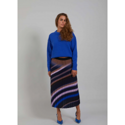 FALDA Plisse skirt with print COSTER COPENHAGEN