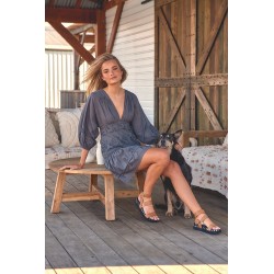 MALAWI BLACK MINI DRESS JAASE