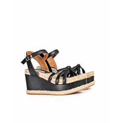 CUÑA BAJA TAMPA YUTE NEGRO POPA 64,46 € -25%