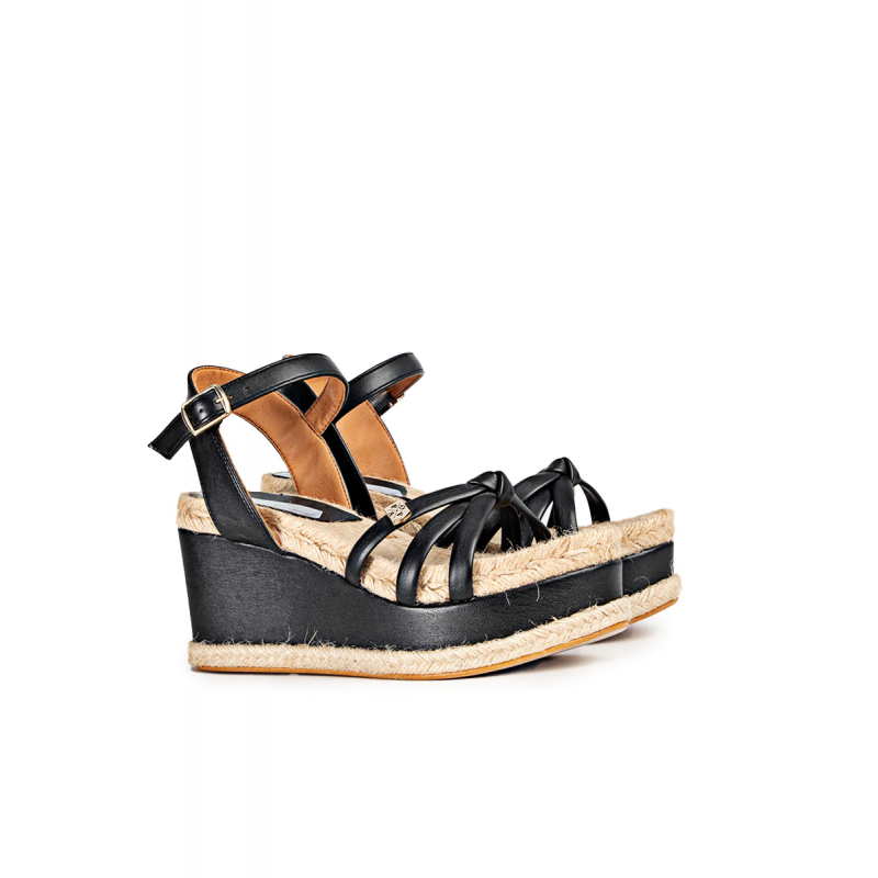 CUÑA BAJA TAMPA YUTE NEGRO POPA 64,46 € -25%