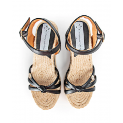CUÑA BAJA TAMPA YUTE NEGRO POPA 64,46 € -25%