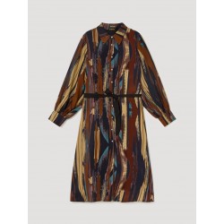 Vestido viscosa estampado SKATÏE