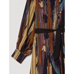 Vestido viscosa estampado SKATÏE