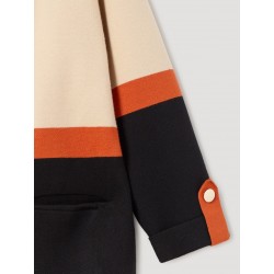 ABRIGO PUNTO INTARSIA COLOR BLOCK SKATÏE
