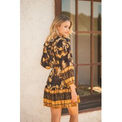 STARRY BLACK PRINT ALEXIS MINI JAASE