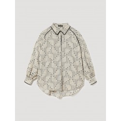 Camisa manga volumen estampada SKATÏE