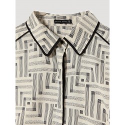 Camisa manga volumen estampada SKATÏE