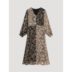 Vestido estampado geometrico SKATÏE
