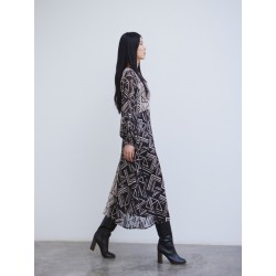 Vestido estampado geometrico SKATÏE