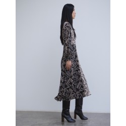 Vestido estampado geometrico SKATÏE