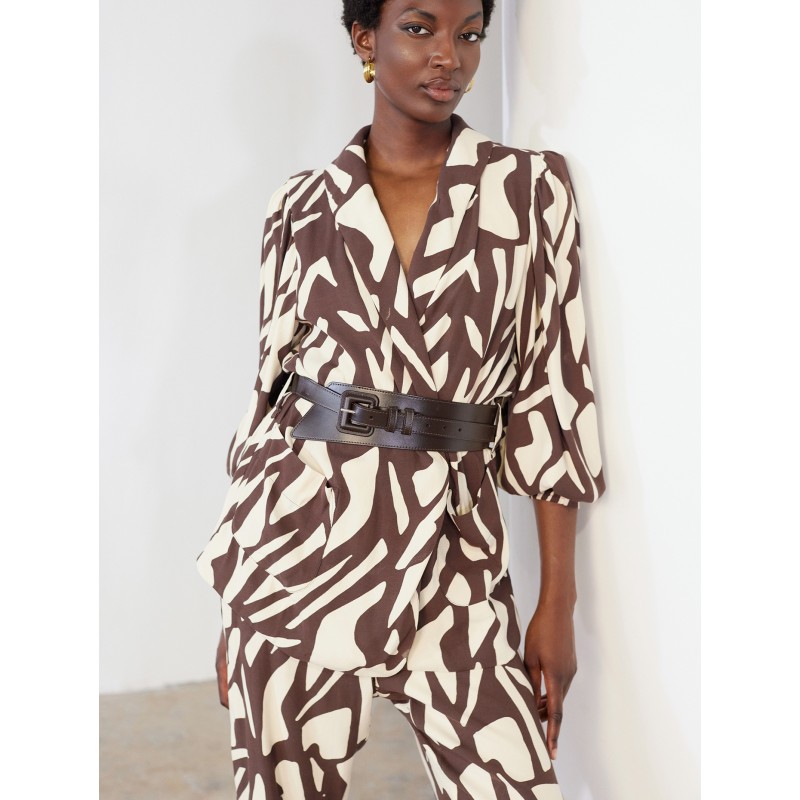 Blazer estampado animal print SKATÏE