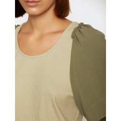 Camiseta bimateria manga volumen SKATÏE 19,00 € -60%
