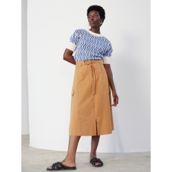 Falda cargo midi algodón SKATÏE
