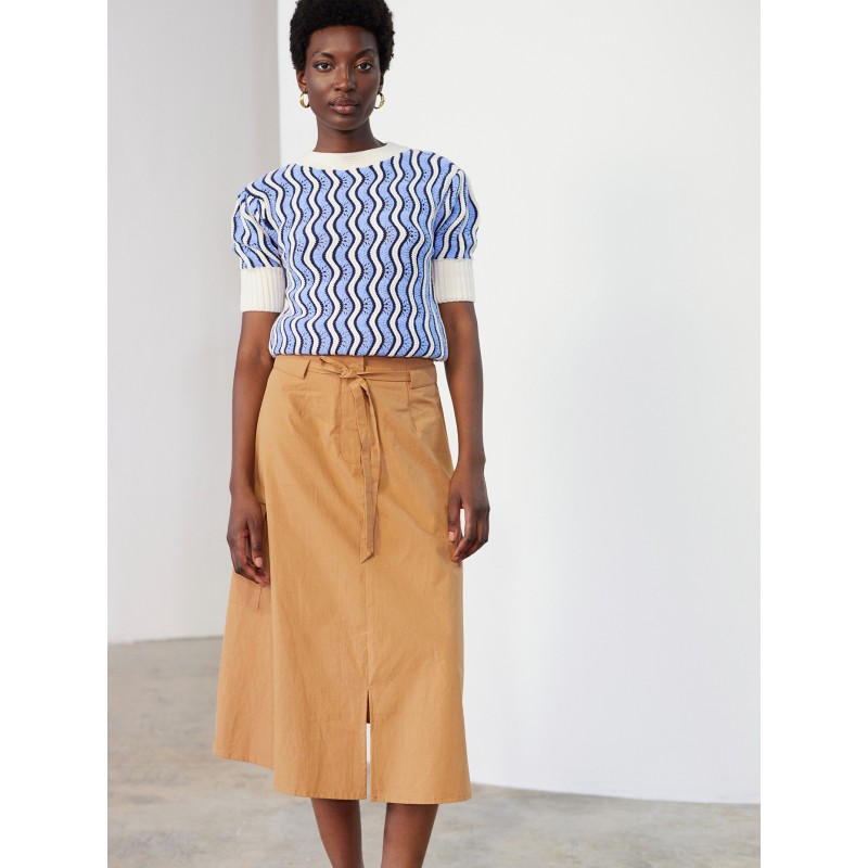 Falda cargo midi algodón SKATÏE