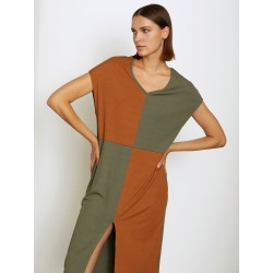 Vestido punto canalé patchwork SKATÏE 59,95 €