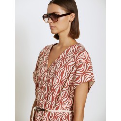 Túnica oversize estampada SKATÏE