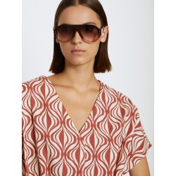 Túnica oversize estampada SKATÏE