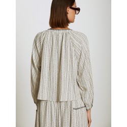 Camisa lino estampada y bordada SKATÏE 65,00 €