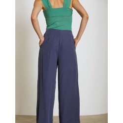Pantalón palazzo tejido viscosa y tencel SKATÏE