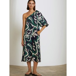 Vestido asimétrico estampado abstracto SKATÏE 45,00 € -60%