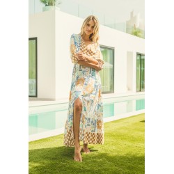 OLYMPIAN PRINT MOLLI MAXI JAASE
