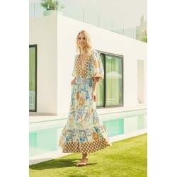 OLYMPIAN PRINT MOLLI MAXI JAASE