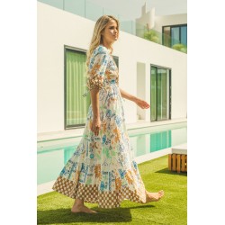 OLYMPIAN PRINT MOLLI MAXI JAASE