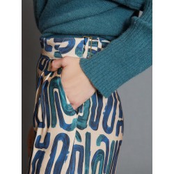 Pantalón palazzo estampado SKATÏE