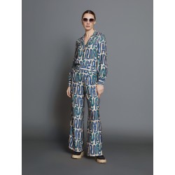 Pantalón palazzo estampado SKATÏE