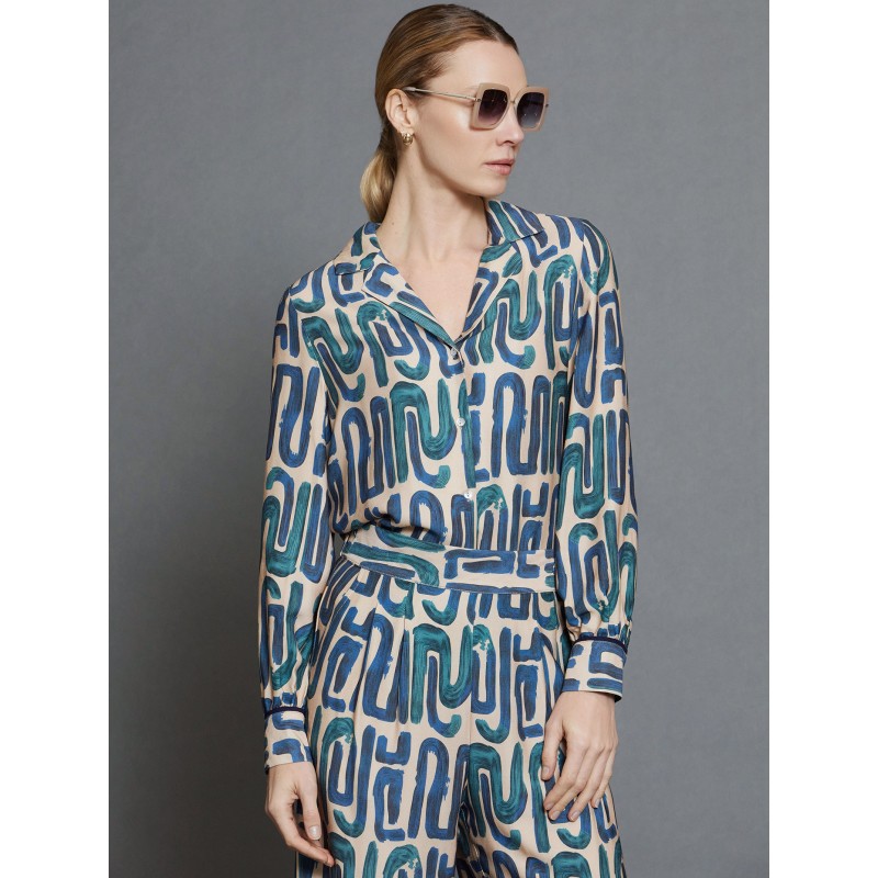 Camisa tencel estampada SKATÏE 36,25 € -50%