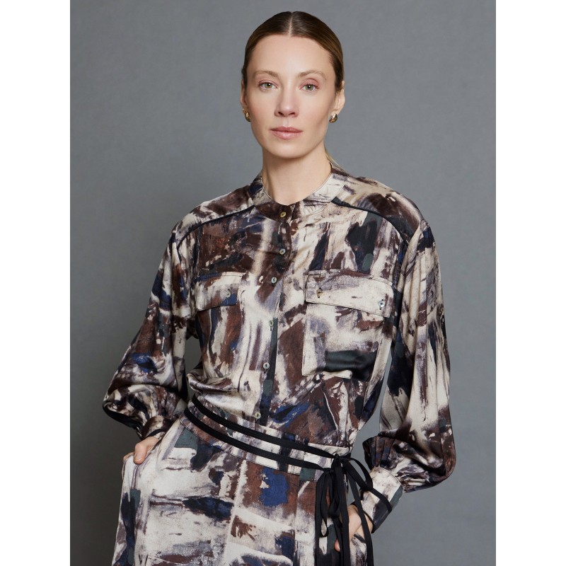 Blusa estampado satinado SKATÏE 27,98 € -50%