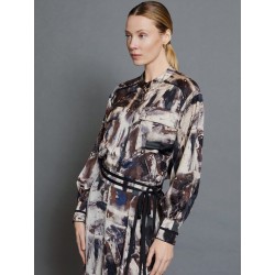 Blusa estampado satinado SKATÏE