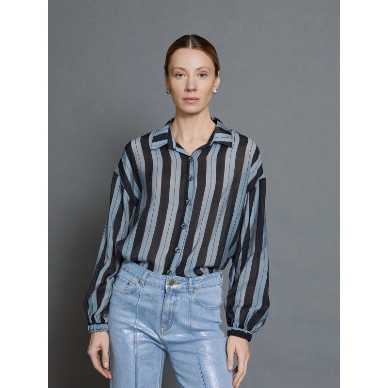 Camisa rayas manga SKATÏE 36,25 € -50%