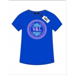 Camiseta Manga Corta Grafica Con Aplicacion Lentejuelas VICTORIO & LUCCHINO