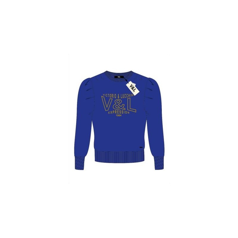Sudadera Cuello Caja Manga Plisada VICTORIO & LUCCHINO