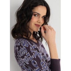 Vestido Midi Jacquard Logo VICTORIO & LUCCHINO