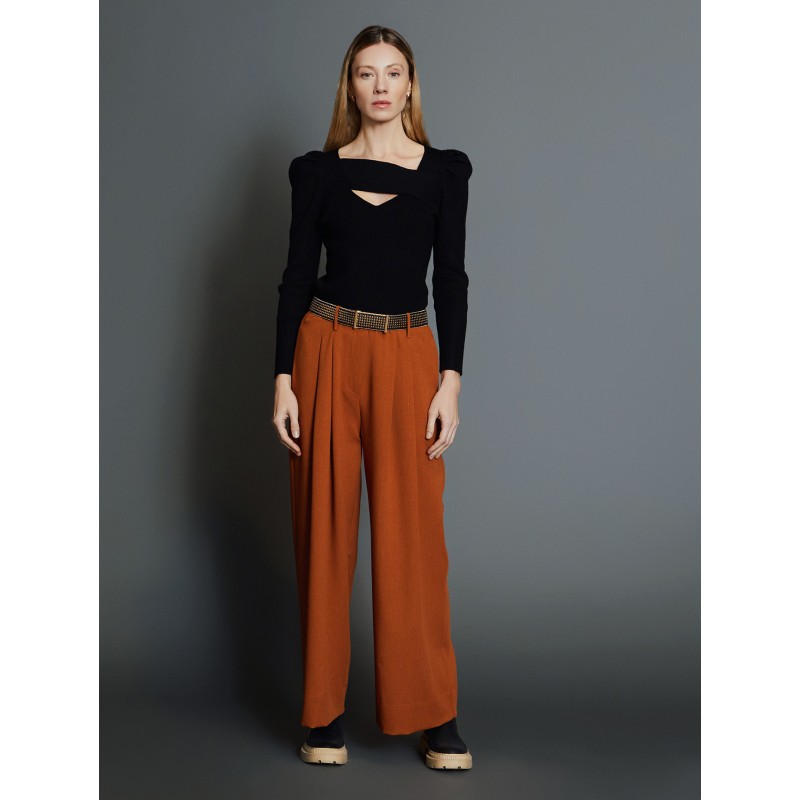 Pantalón tejido lúrex SKATÏE