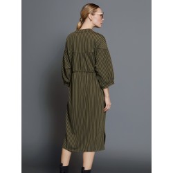 Vestido punto rayas SKATÏE