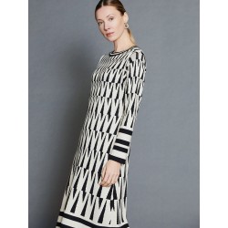 Vestido jacquard geométrico SKATÏE