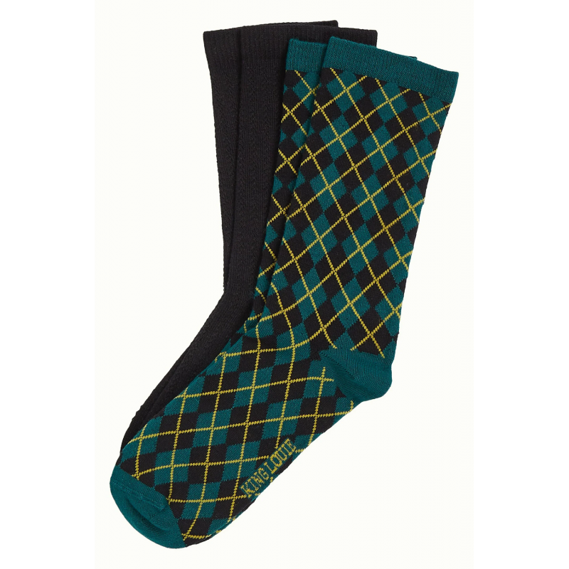 Socks 2-Pack Argyle KING LOUIE