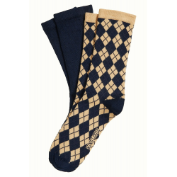 Socks 2-Pack Argyle KING LOUIE