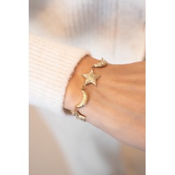 Pulsera de cadena con lunas y estrellas MY JEWELLERY