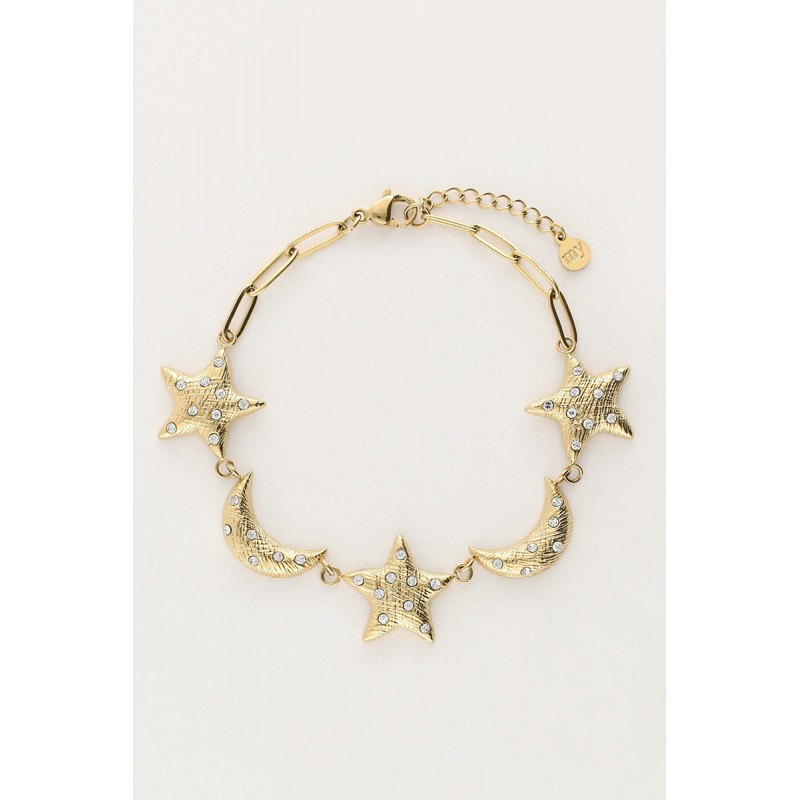 Pulsera de cadena con lunas y estrellas MY JEWELLERY