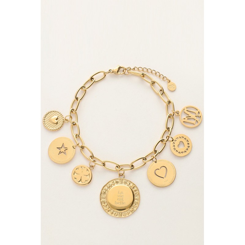 Pulsera de cadena con estrellas y monedas MY JEWELLERY