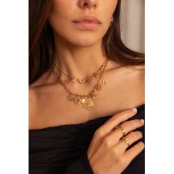 Collar de estrellas sol luna y corazones MY JEWELLERY