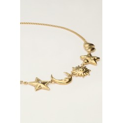 Collar de estrellas sol luna y corazones MY JEWELLERY